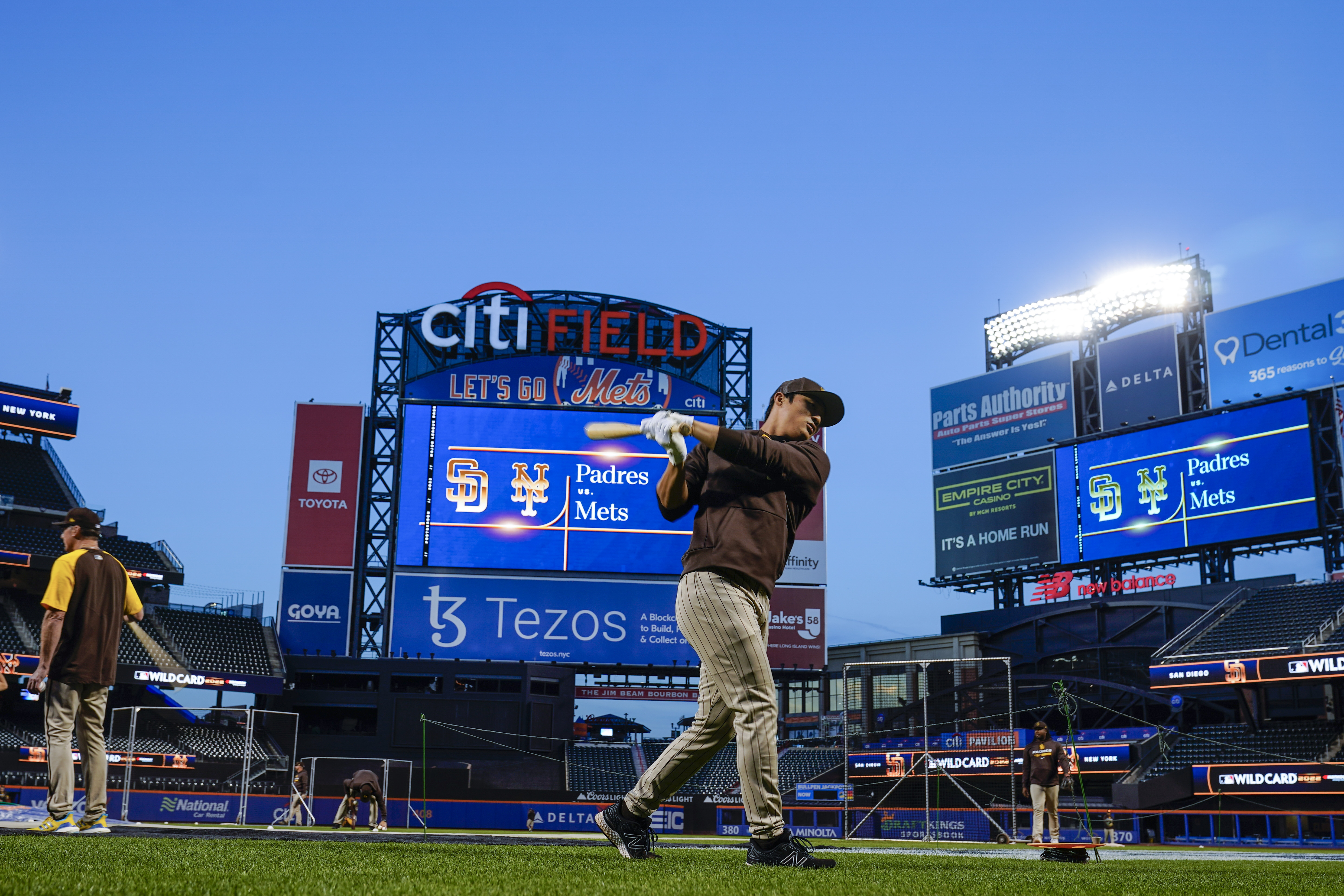 batting practice before wild card series 2022 padres-mets