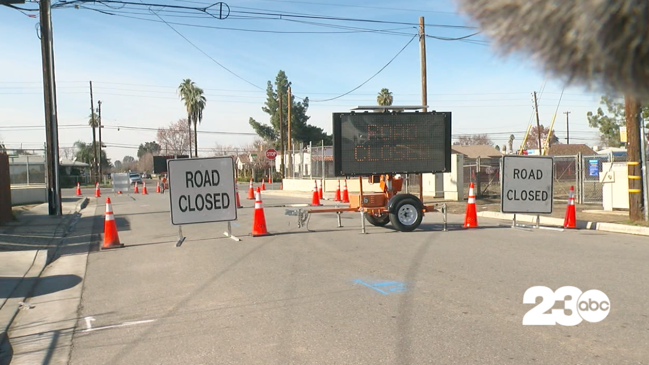 Road Closed Sign (FILE)