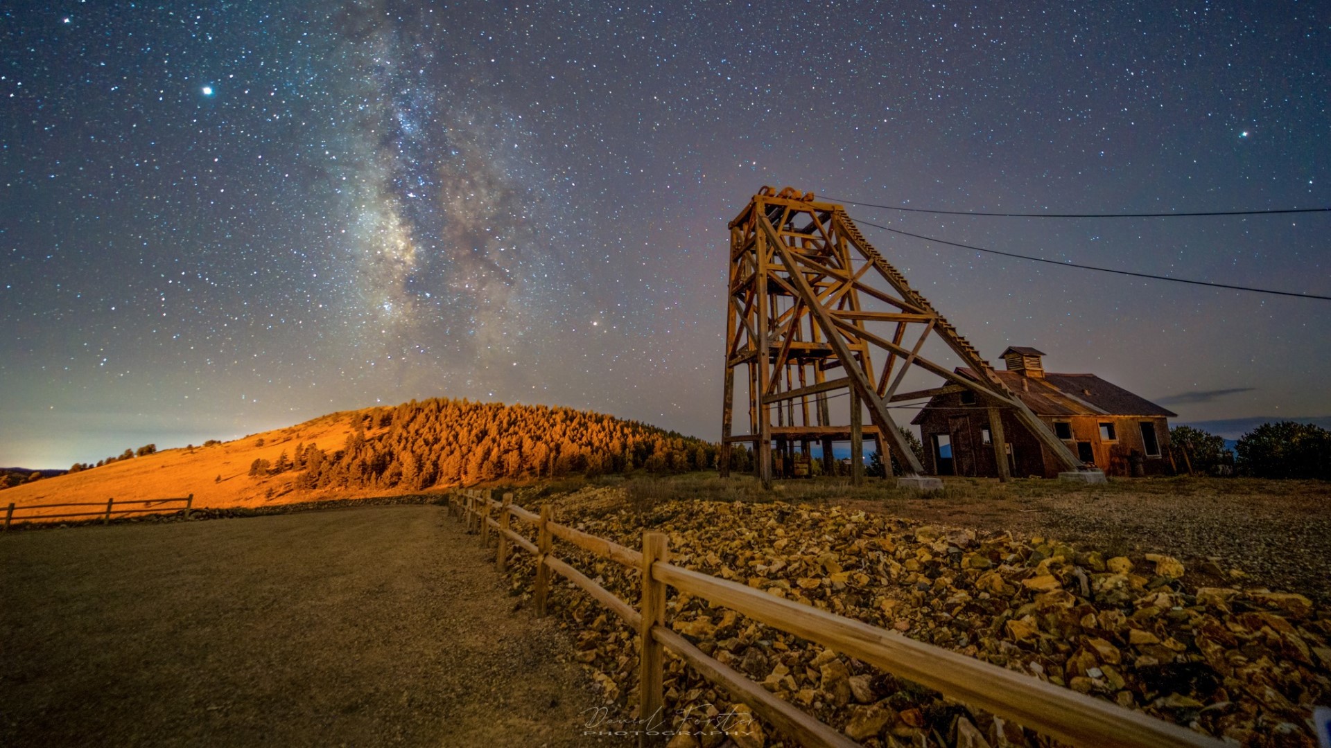 Starry skies over Victor, Colorado