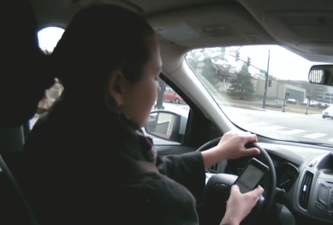 Distracting driving law