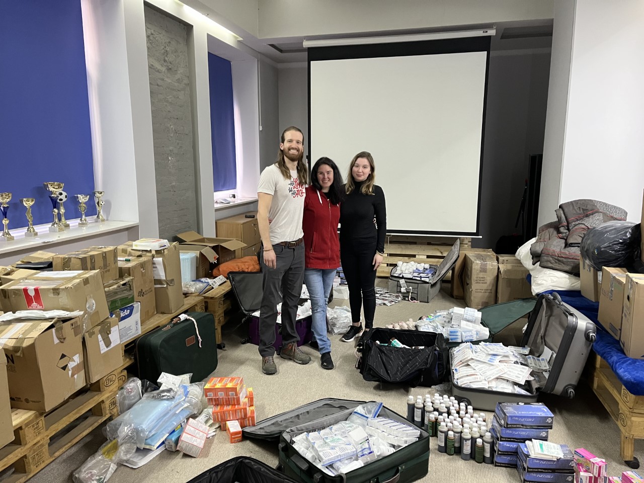 Thad Cummings delivers 550 pounds of medical supplies to Ukraine