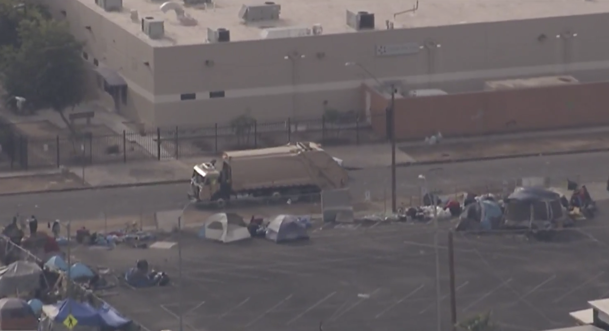 Friday clean up "The Zone" in Phoenix homeless camp