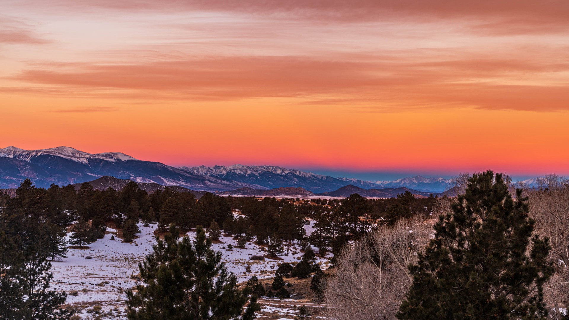 Colorful Westcliffe sunrise