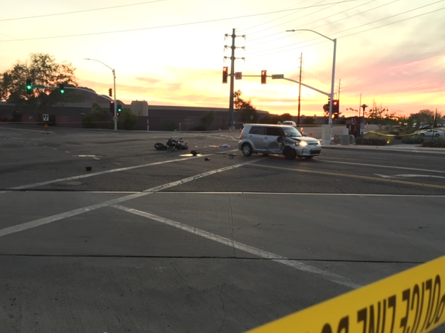 Deadly motorcycle crash at 64th St and Thomas 