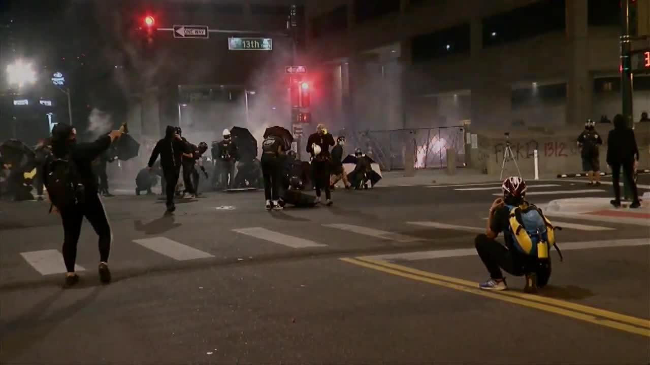 aug 22 denver police headquarters violence