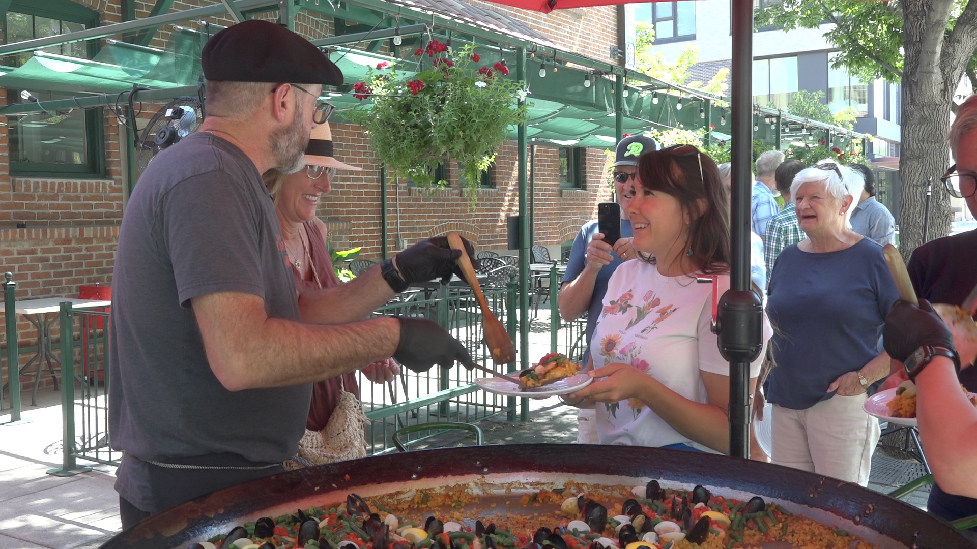 Paella at the Basque Market
