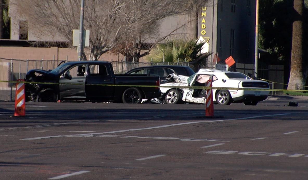 3rd Street and McDowell accident