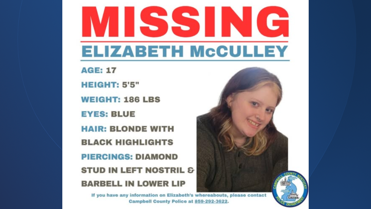 Campbell County missing teen Elizabeth McCulley