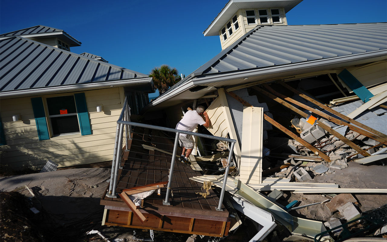 Hurricane Milton Manasota Key 