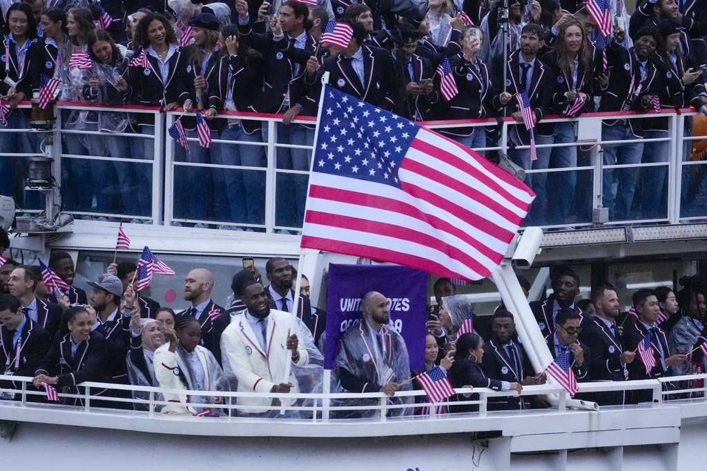 APTOPIX Paris Olympics Opening Ceremony