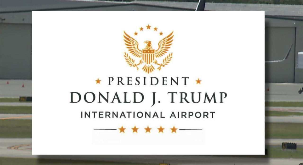 President Donald J. Trump International Airport logo 
