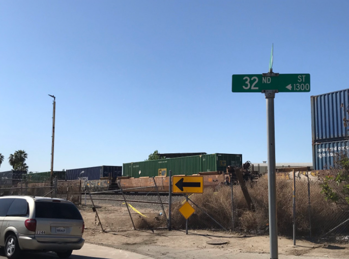 Train vs. Pedestrian K St.