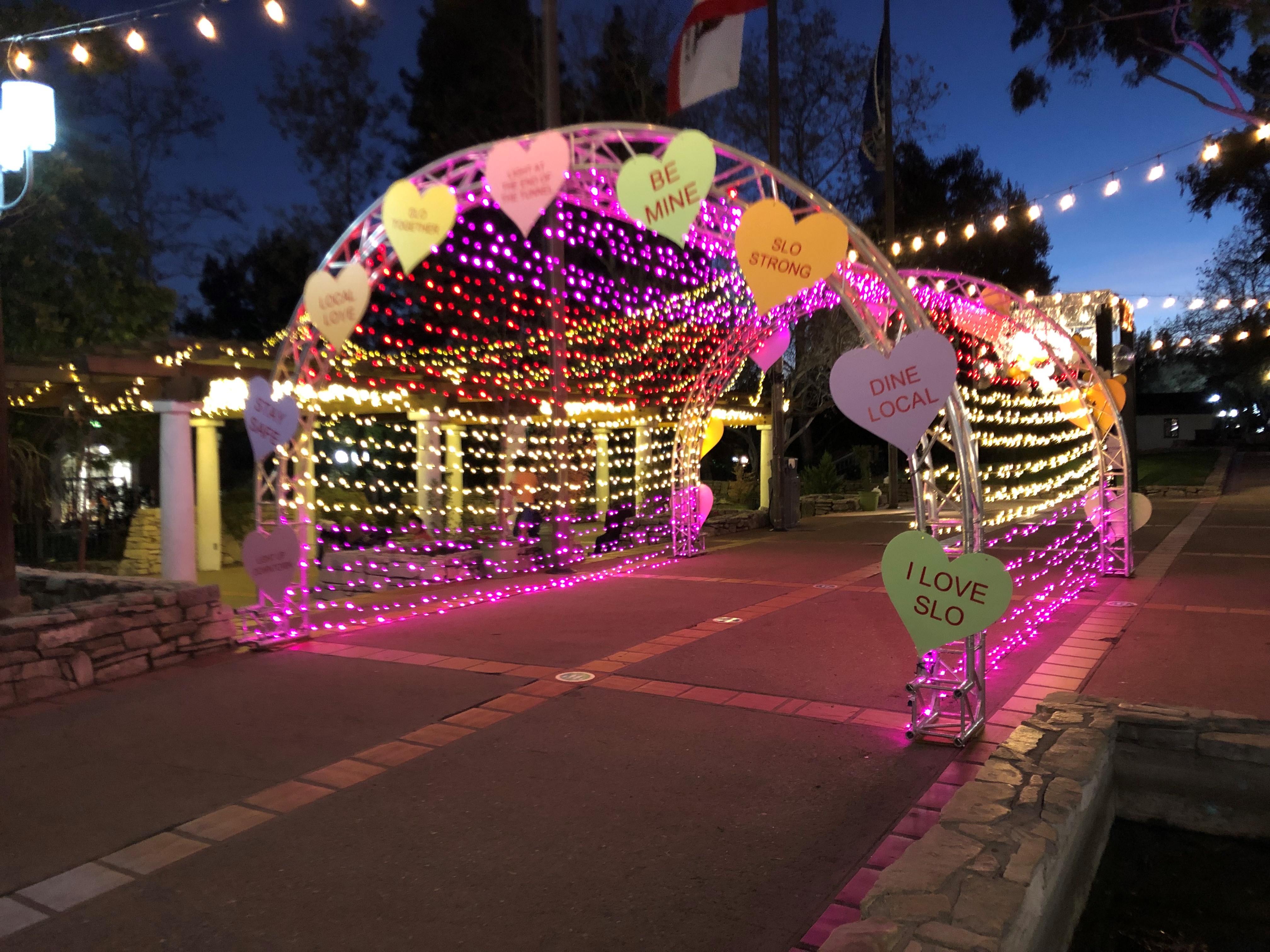 San Luis Obispo Christmas Holiday 2022 Downtown San Luis Obispo Lights Change From Holiday To Inspirational Theme