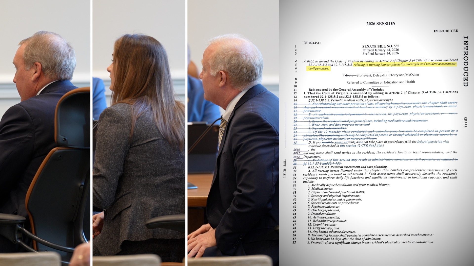 Bill bolstering doctor oversight in Virginia nursing homes 'watered down,' industry has 'a lot of influence'