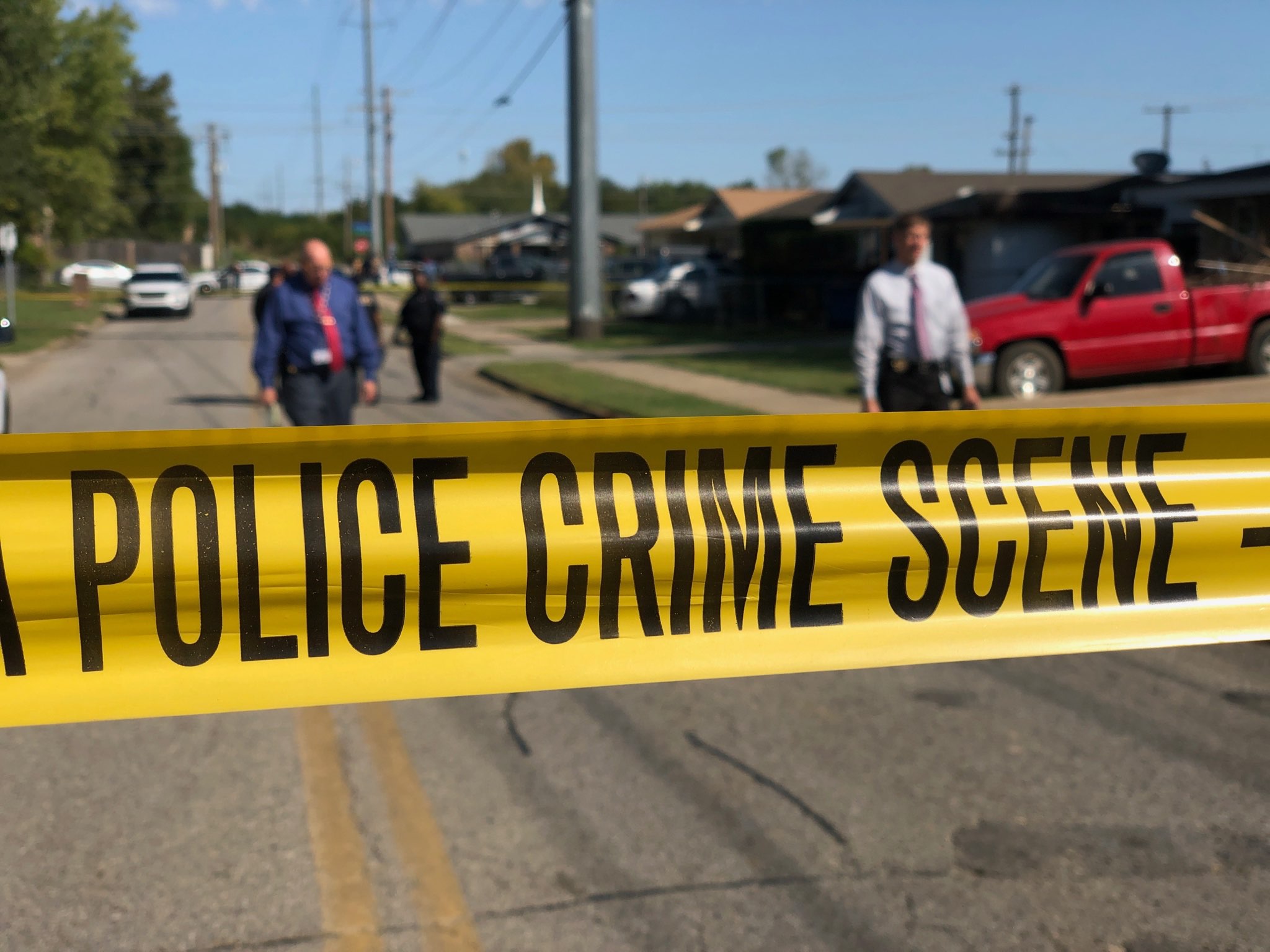Tulsa homicide crime scene