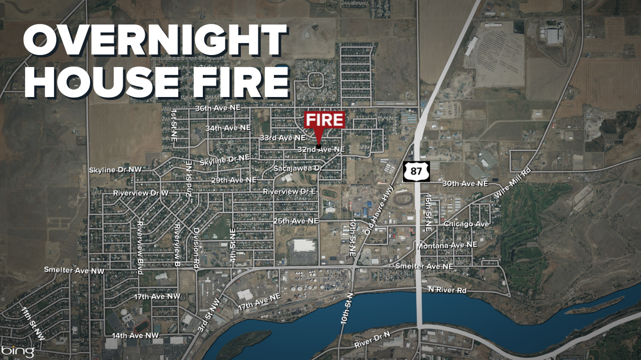 Early-morning house fire in Great Falls (March 25, 2025) 