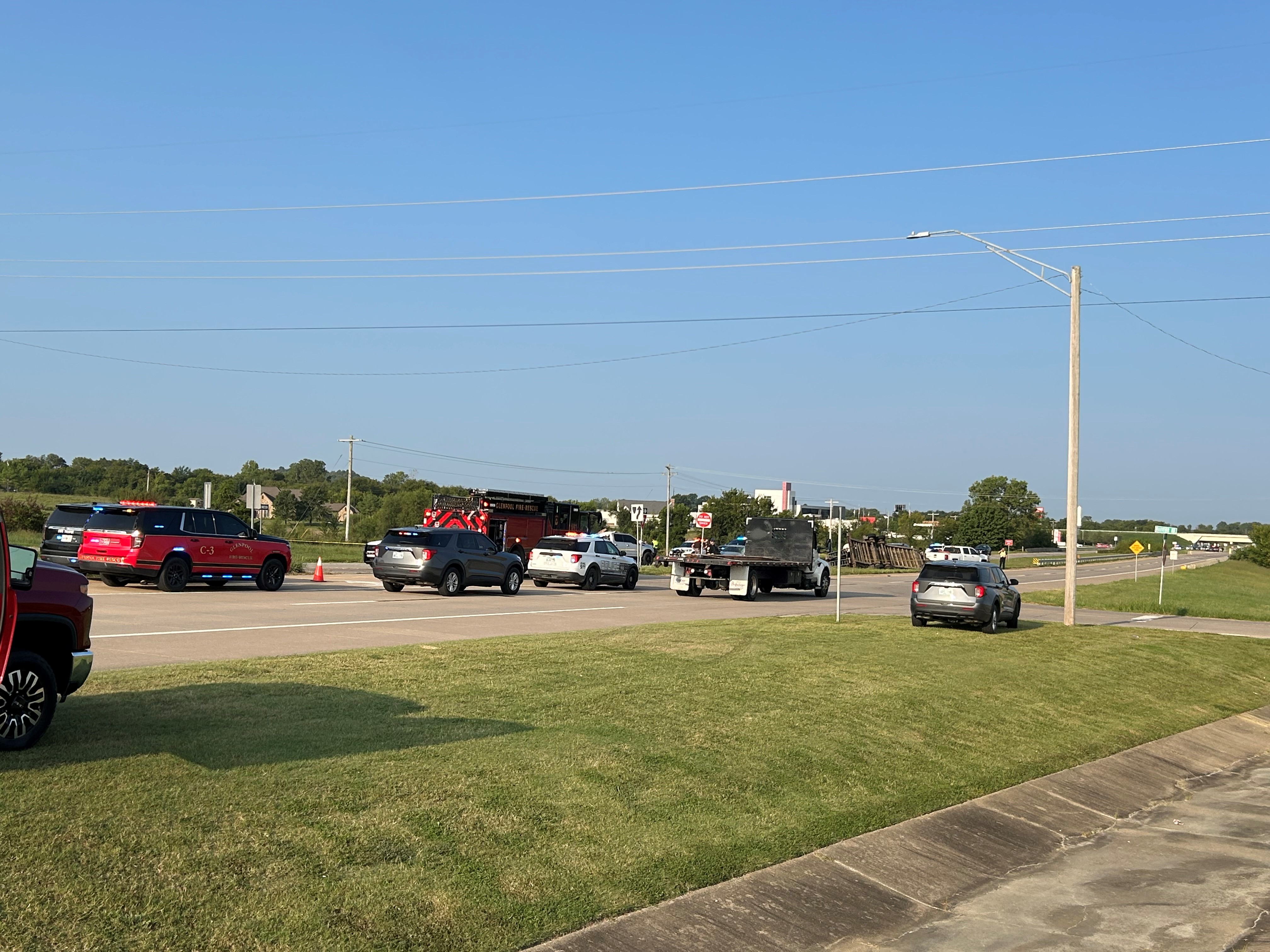 Eastbound 151st Street closed in Glenpool for deadly crash