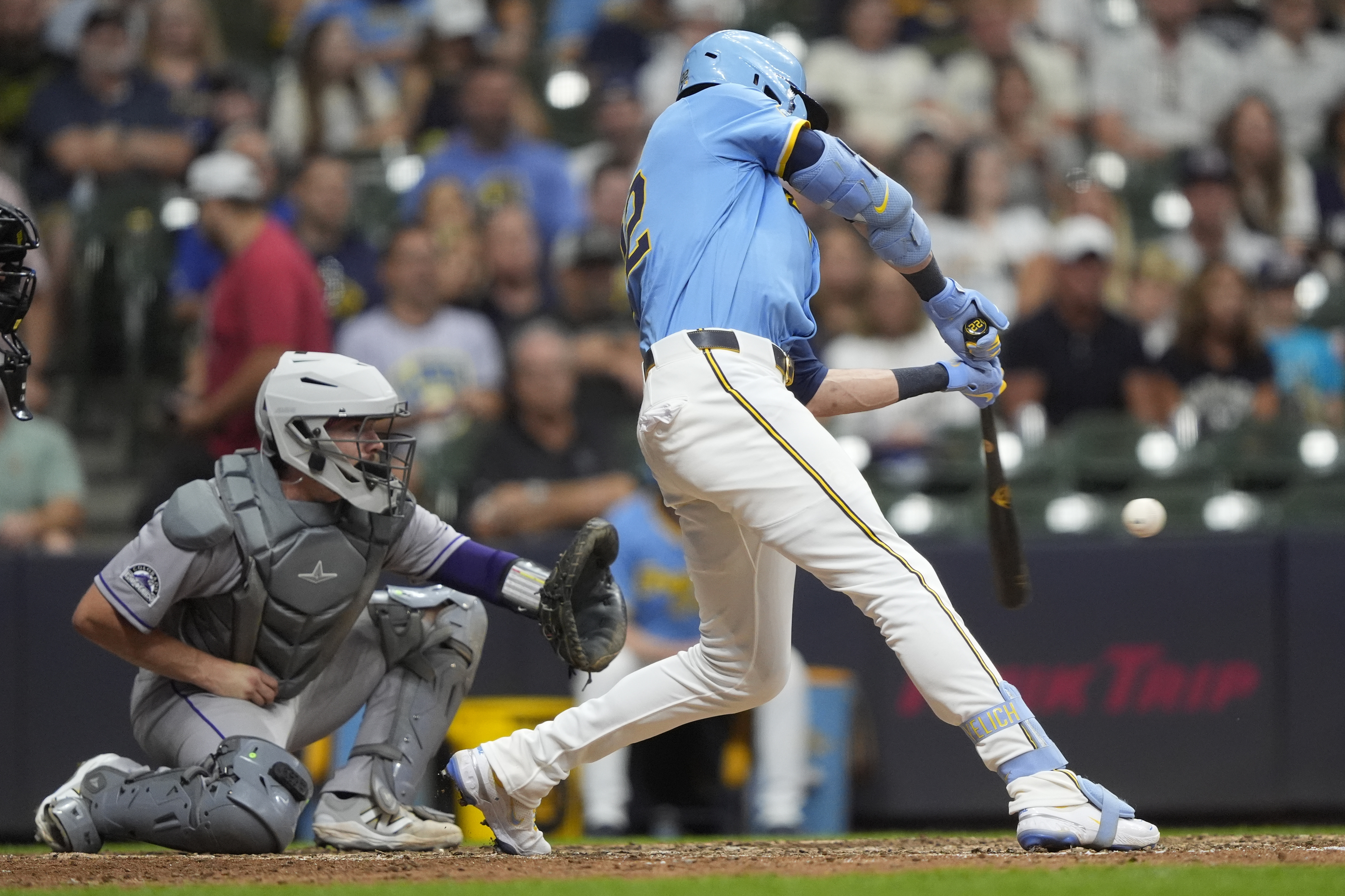 Rockies Brewers Baseball
