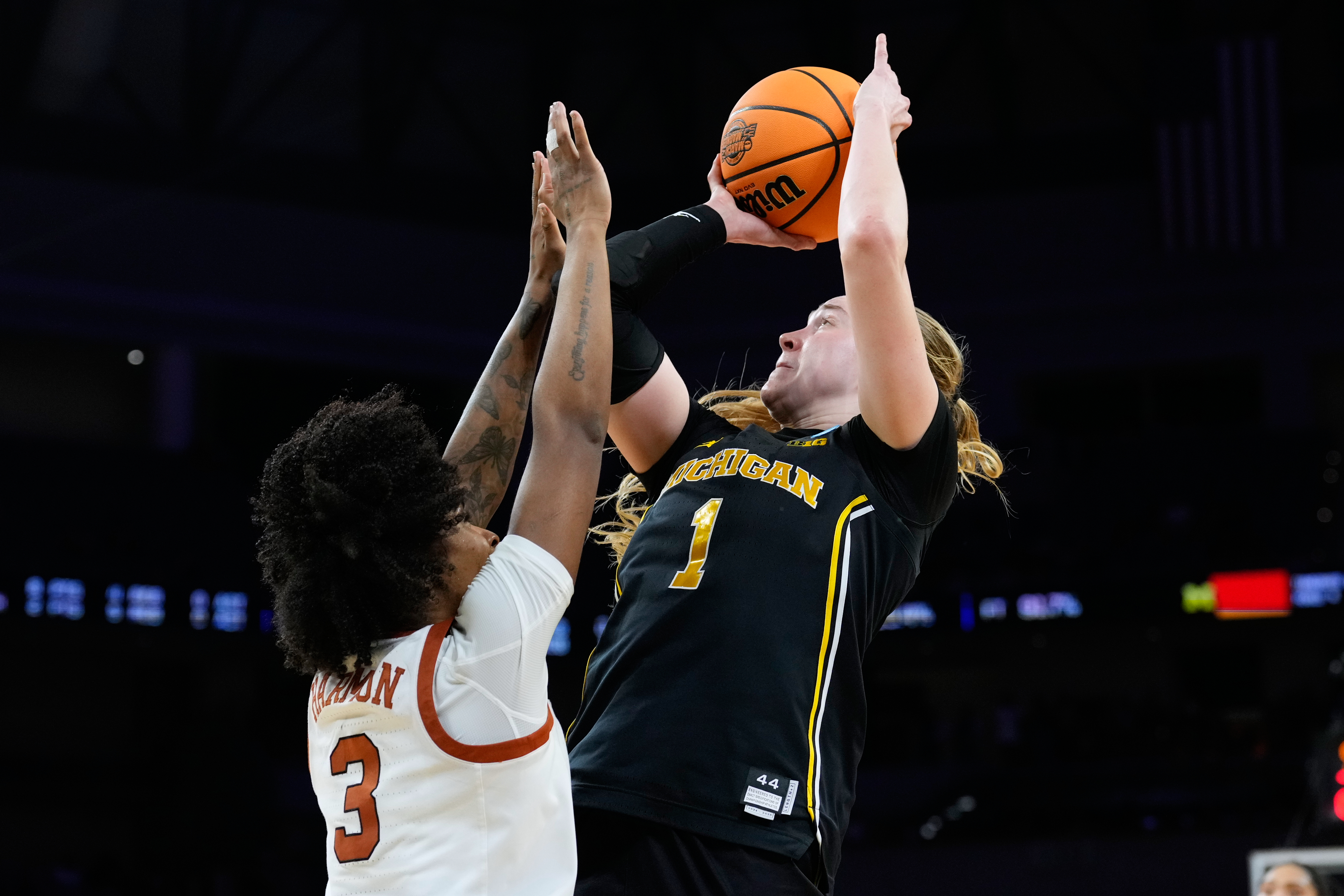 NCAA Michigan Texas Basketball