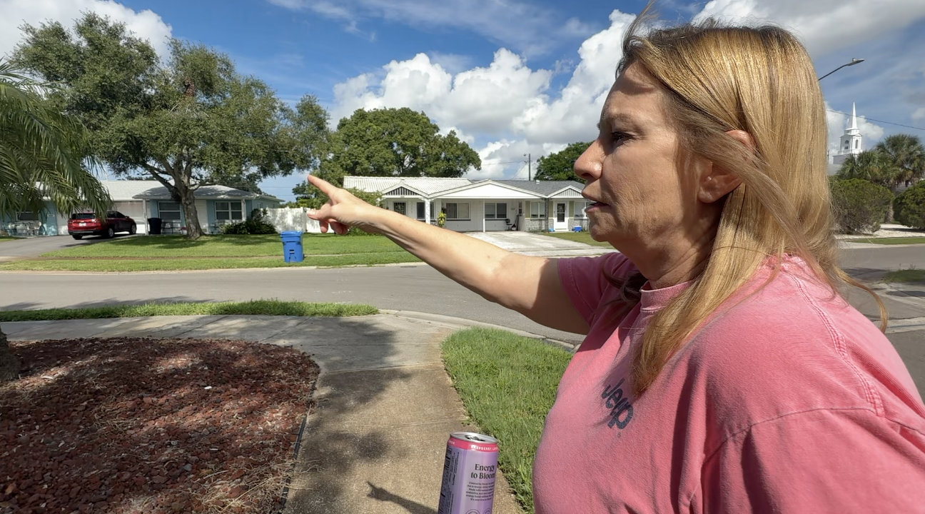 Neighbors in a St. Pete community say blocked drainage ditch is causing flood issues