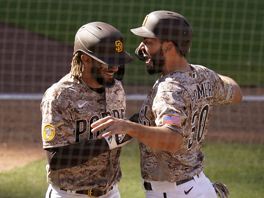 Dodgers Padres Baseball tatis hosmer