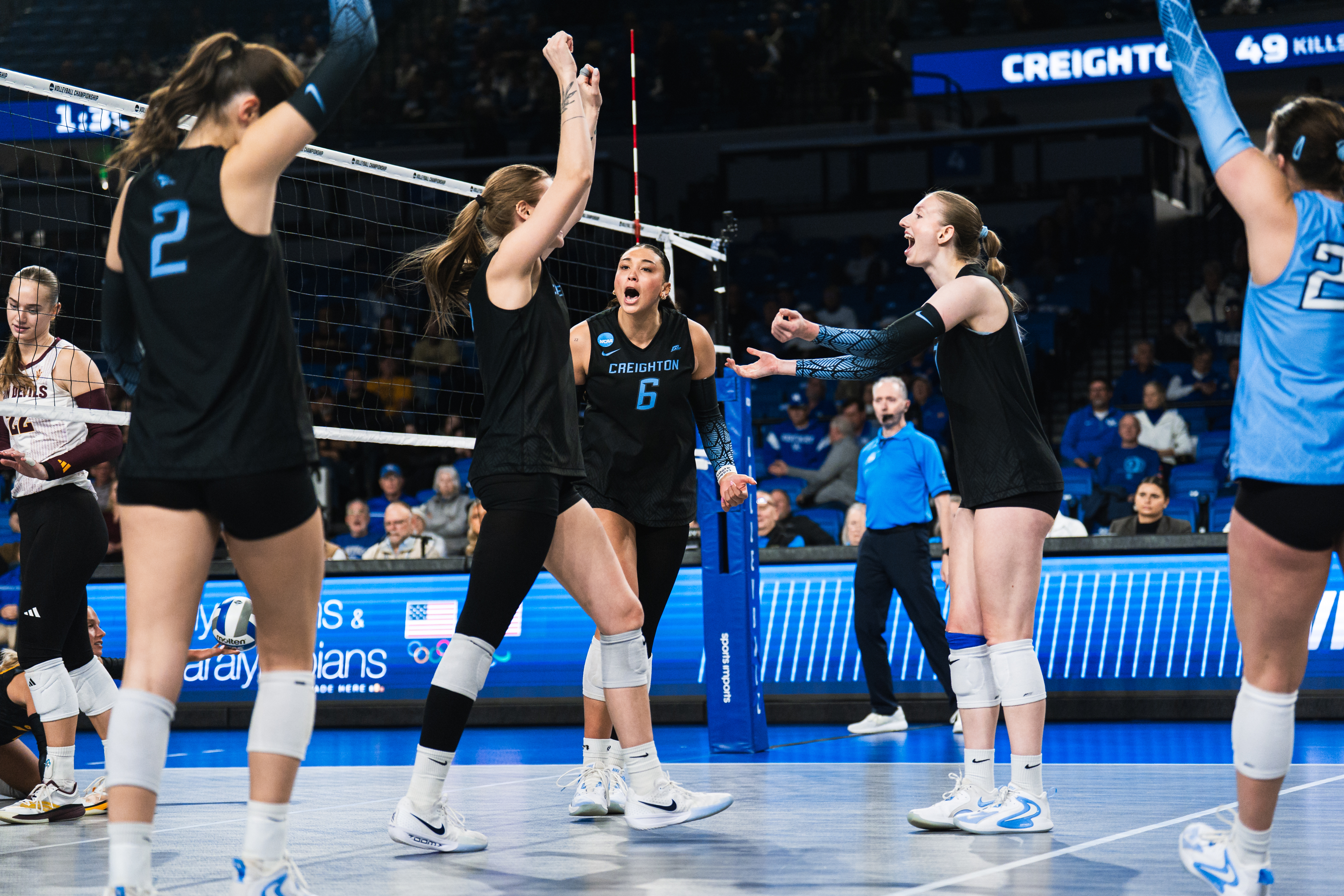 Creighton beats Arizona State 3-1 in the 2025 regional semifinals