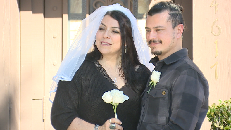 French couple gets married