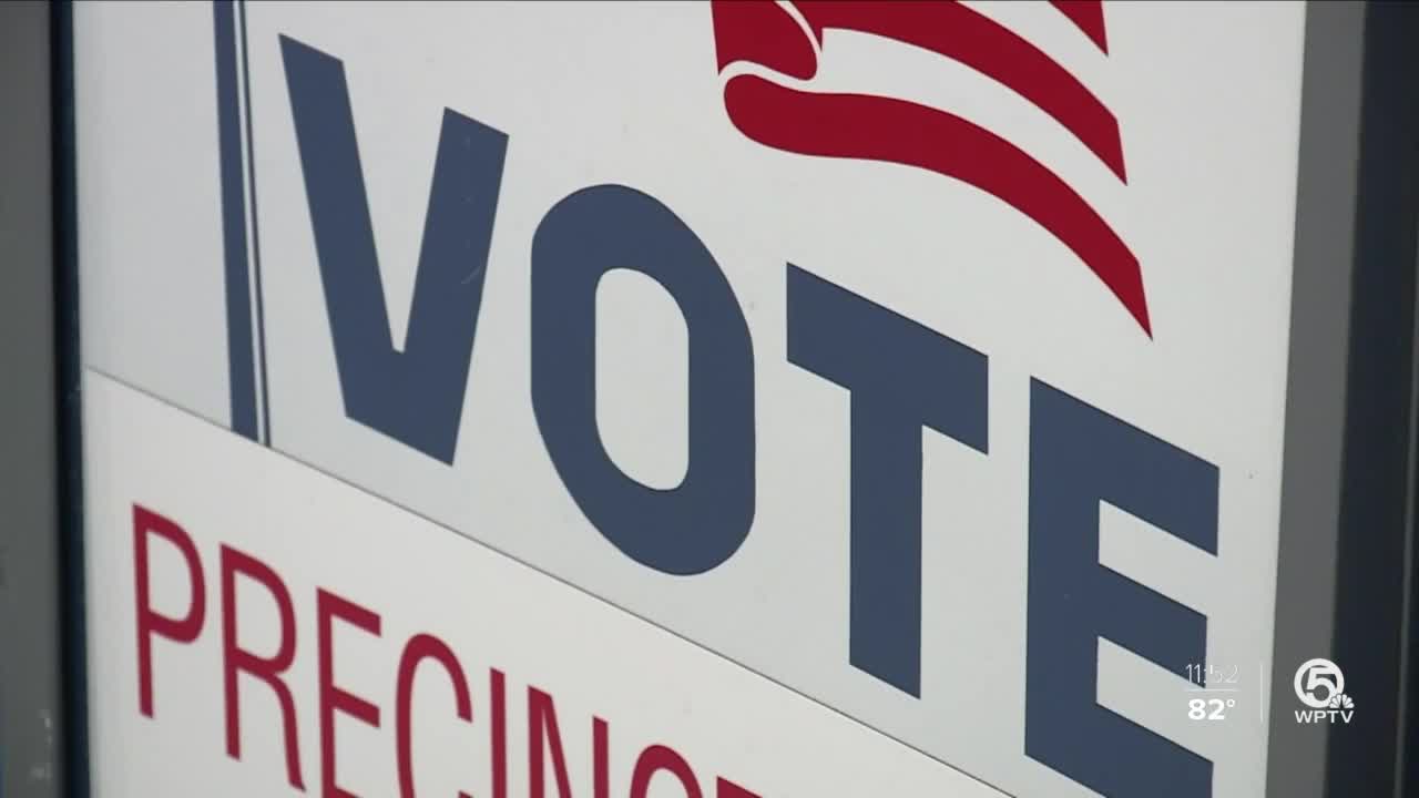 Vote Precinct sign 11:52 time stamp