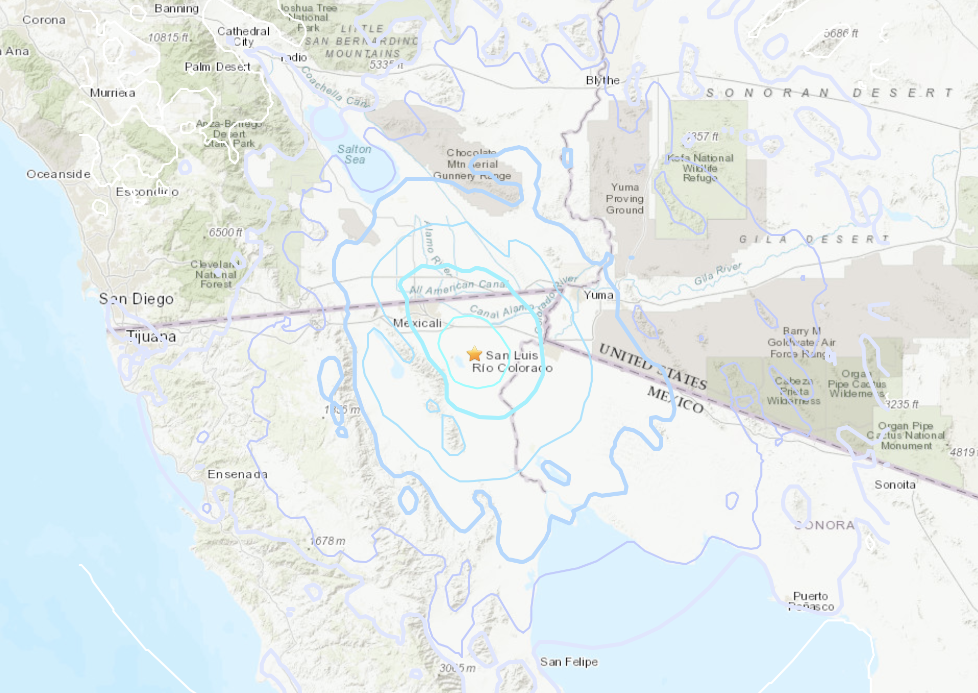 6-5-24 northern Mexico earthquake