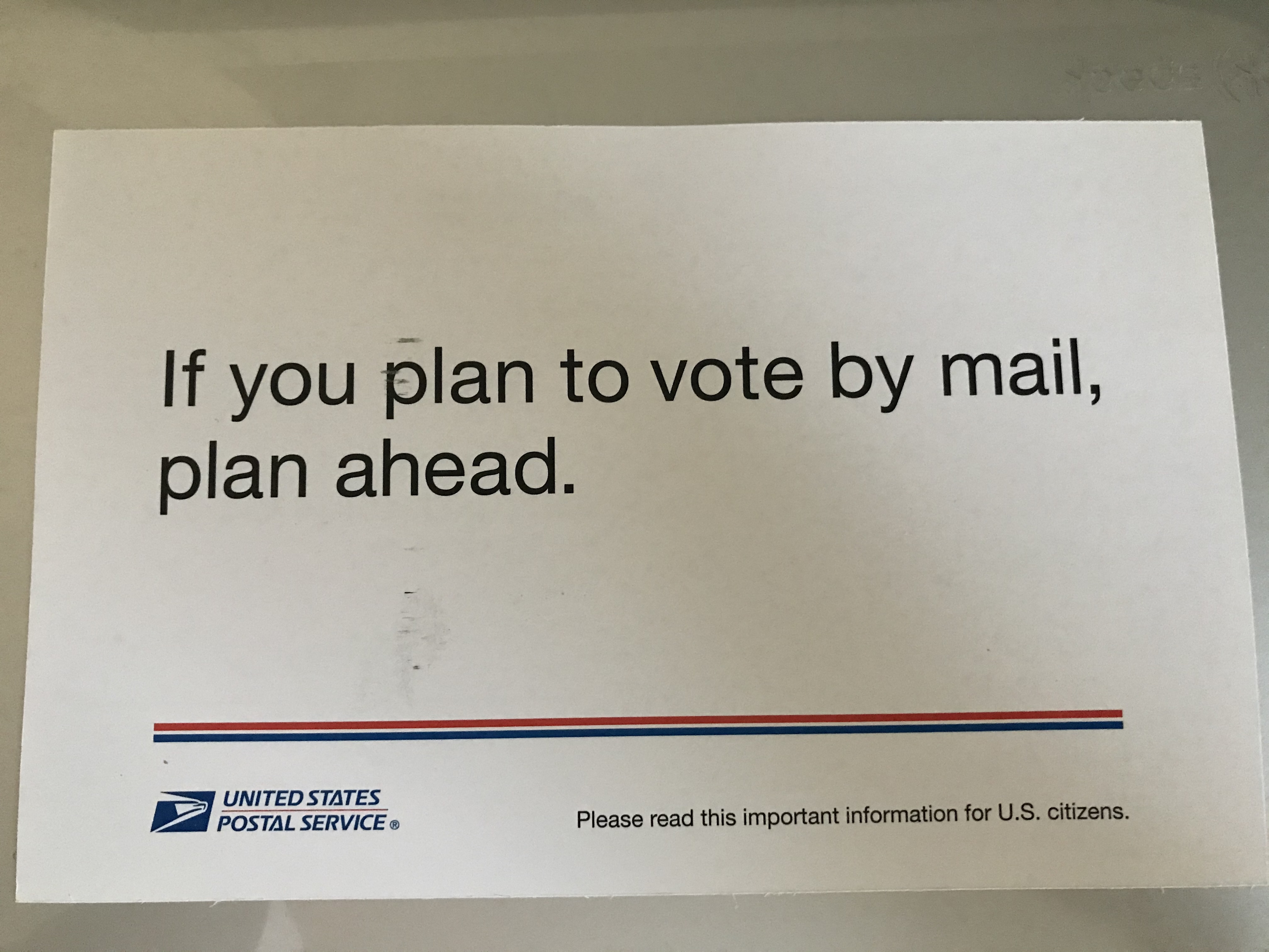 Nevada election officials say recent postcards from the United States Postal Service have caused some confusion with mail-in voting requirements