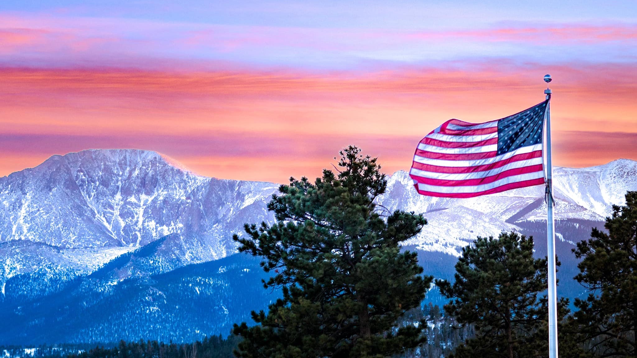 Landon Harris Woodland Park sunset 1.20.21