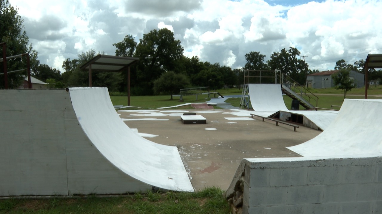 Girl Scouts, Rotary Club clean up Skate Park in Rockdale, paint over 'offensive' graffiti 