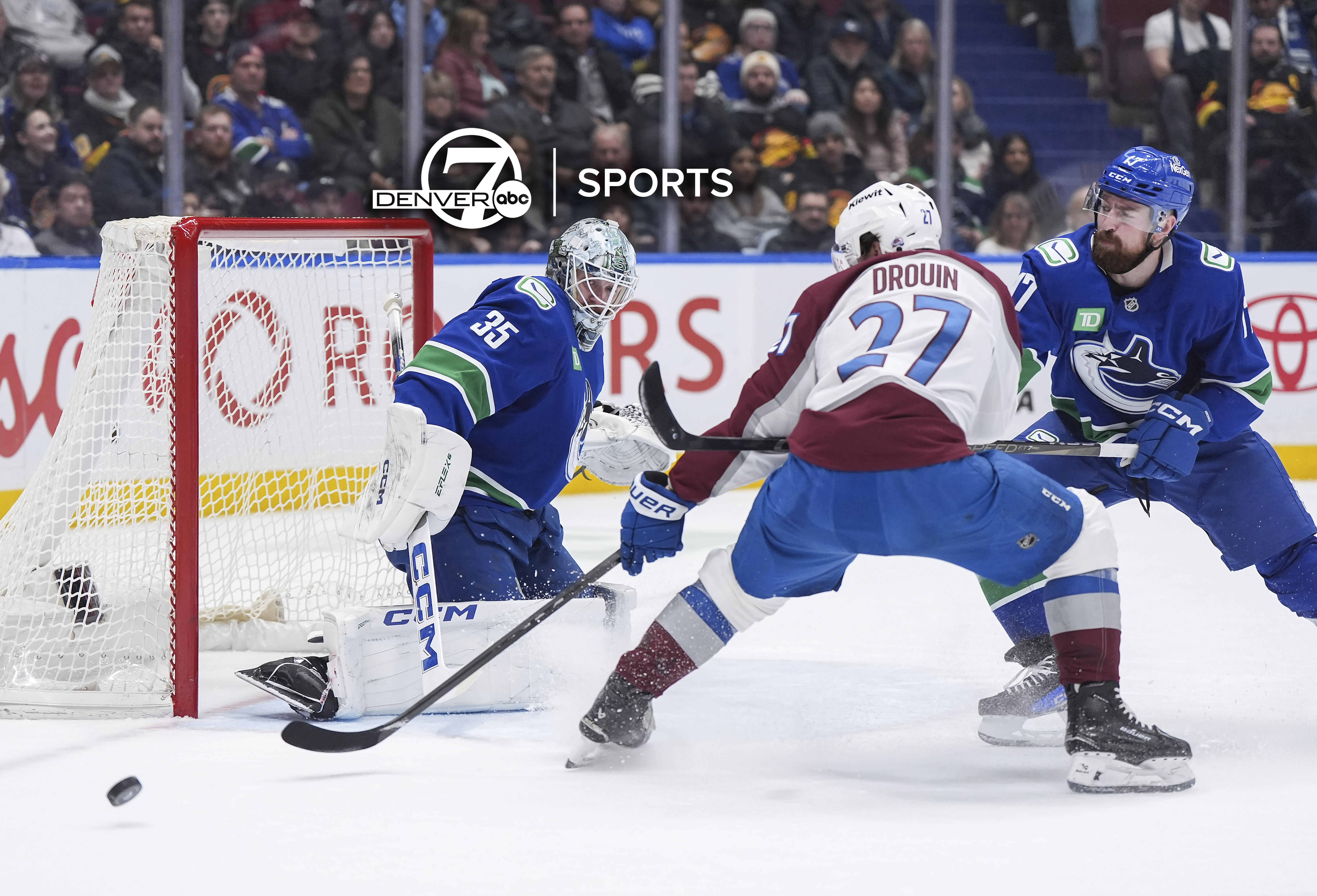 Avalanche Canucks Hockey 