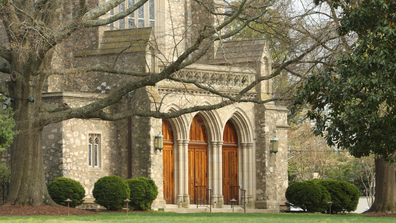 Entrance to an Episcopal Church (FILE)