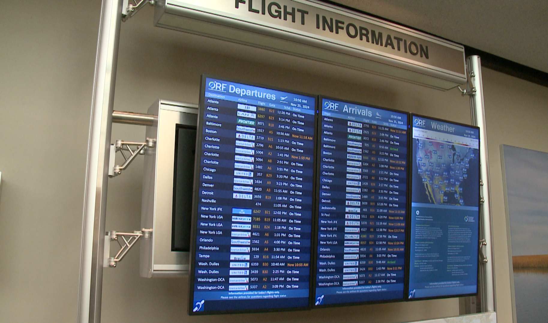 ORF flight monitors