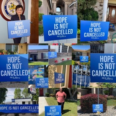 Hope is Not Cancelled Campaign 88.3 Life FM
