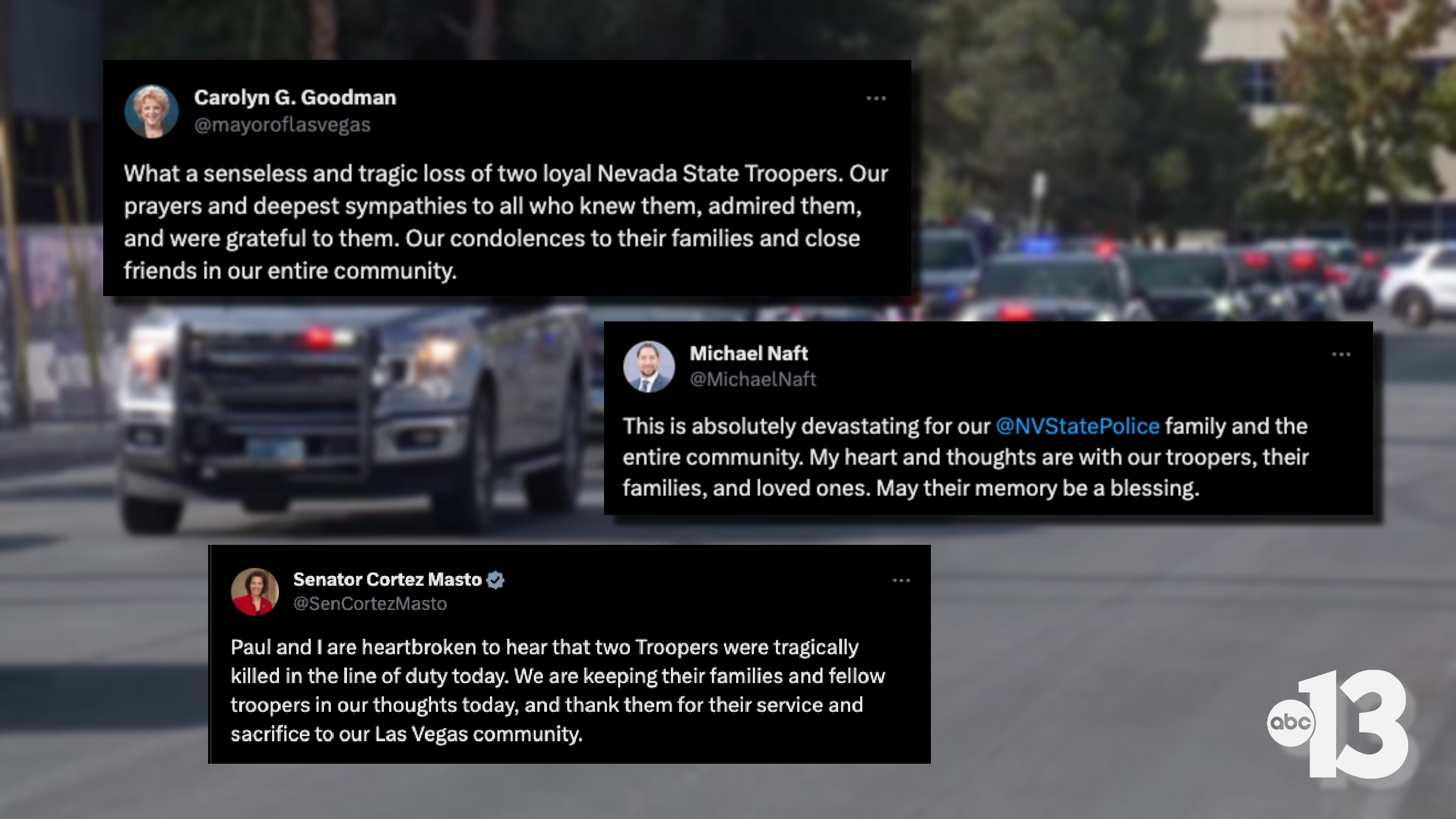 Politicians react to death of two troopers