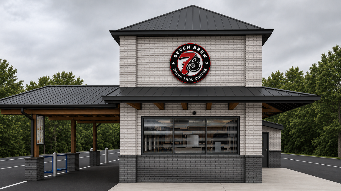 A rendering of the 7 Brew planned on Iron Bridge Road.png