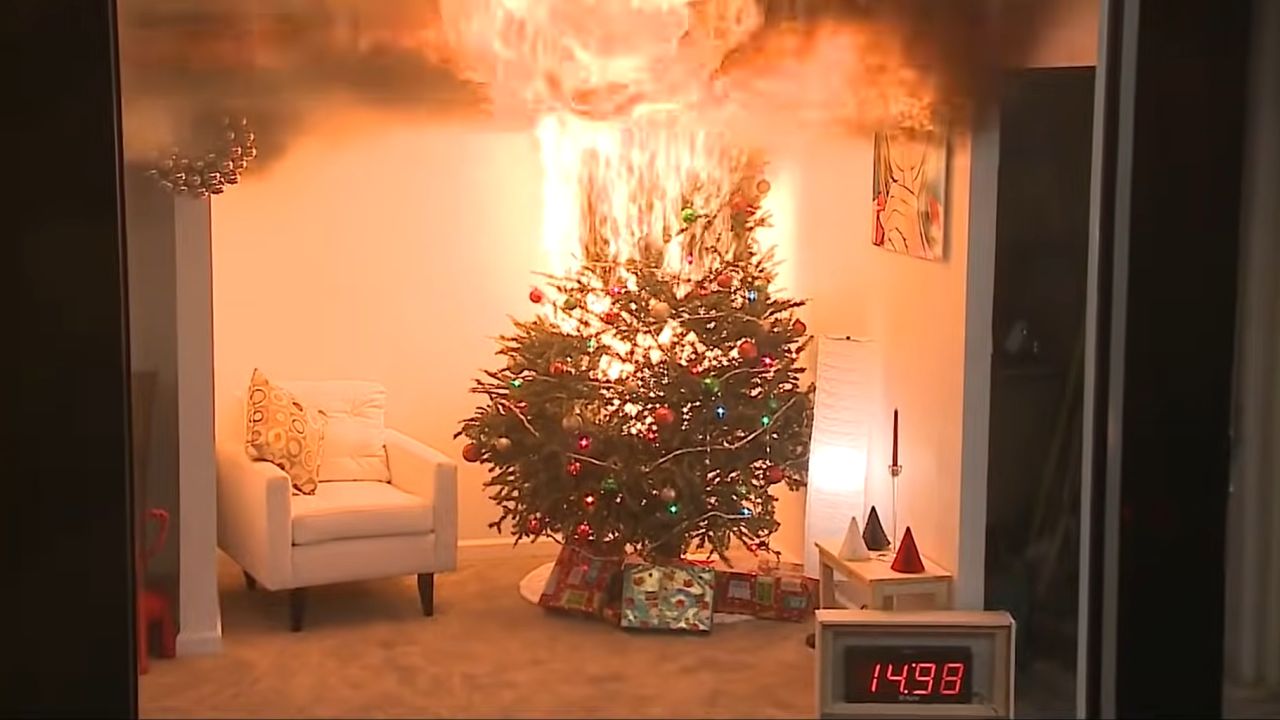 Christmas Tree fire