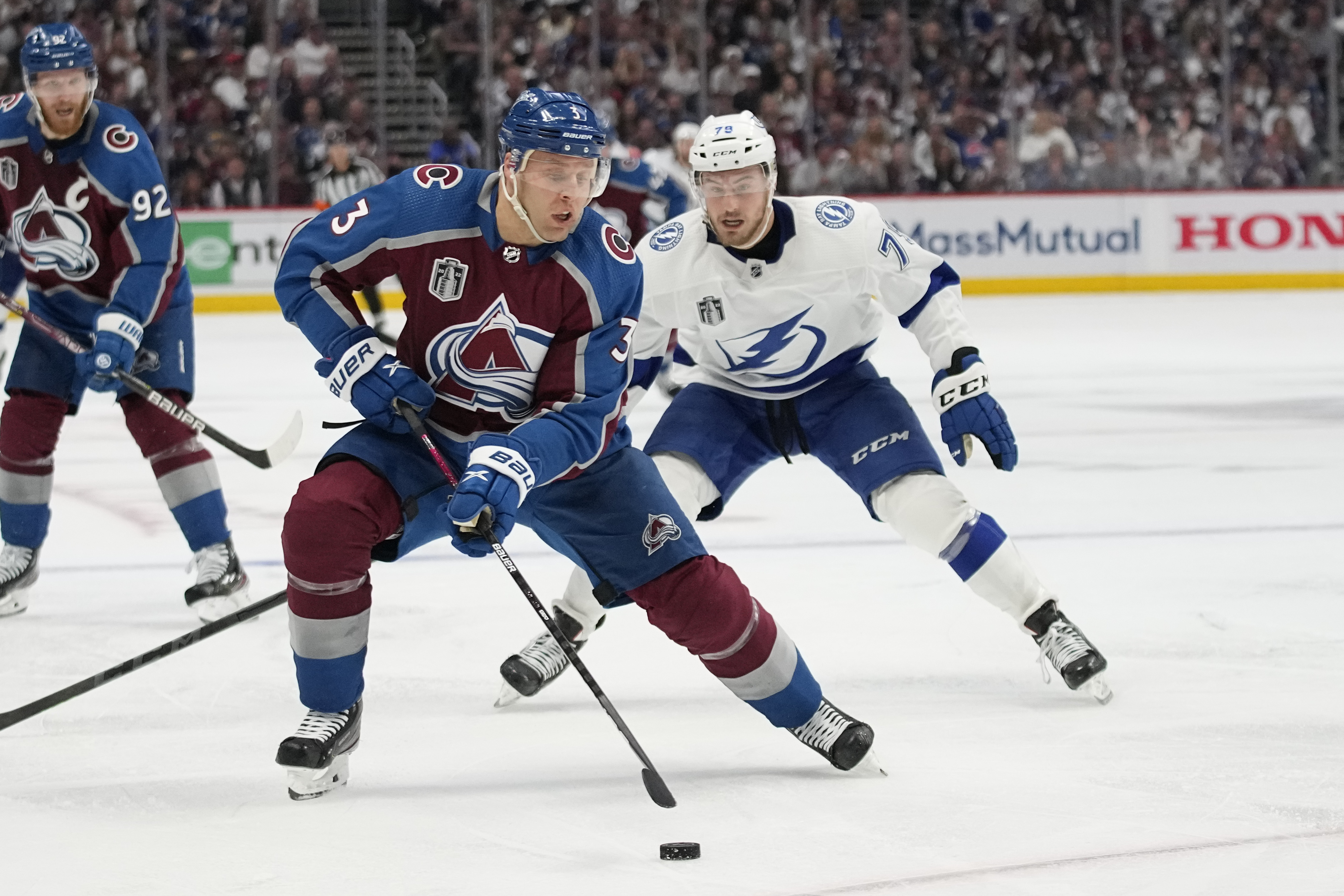 Jack Johnson Stanley Cup Lightning Avalanche Hockey