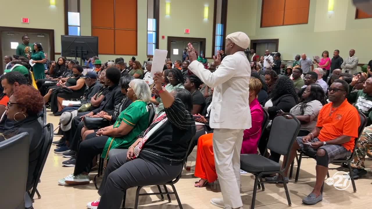 FAMU presidential candidate Marva Johnson met with hostile crowd at evening meet-and-greet
