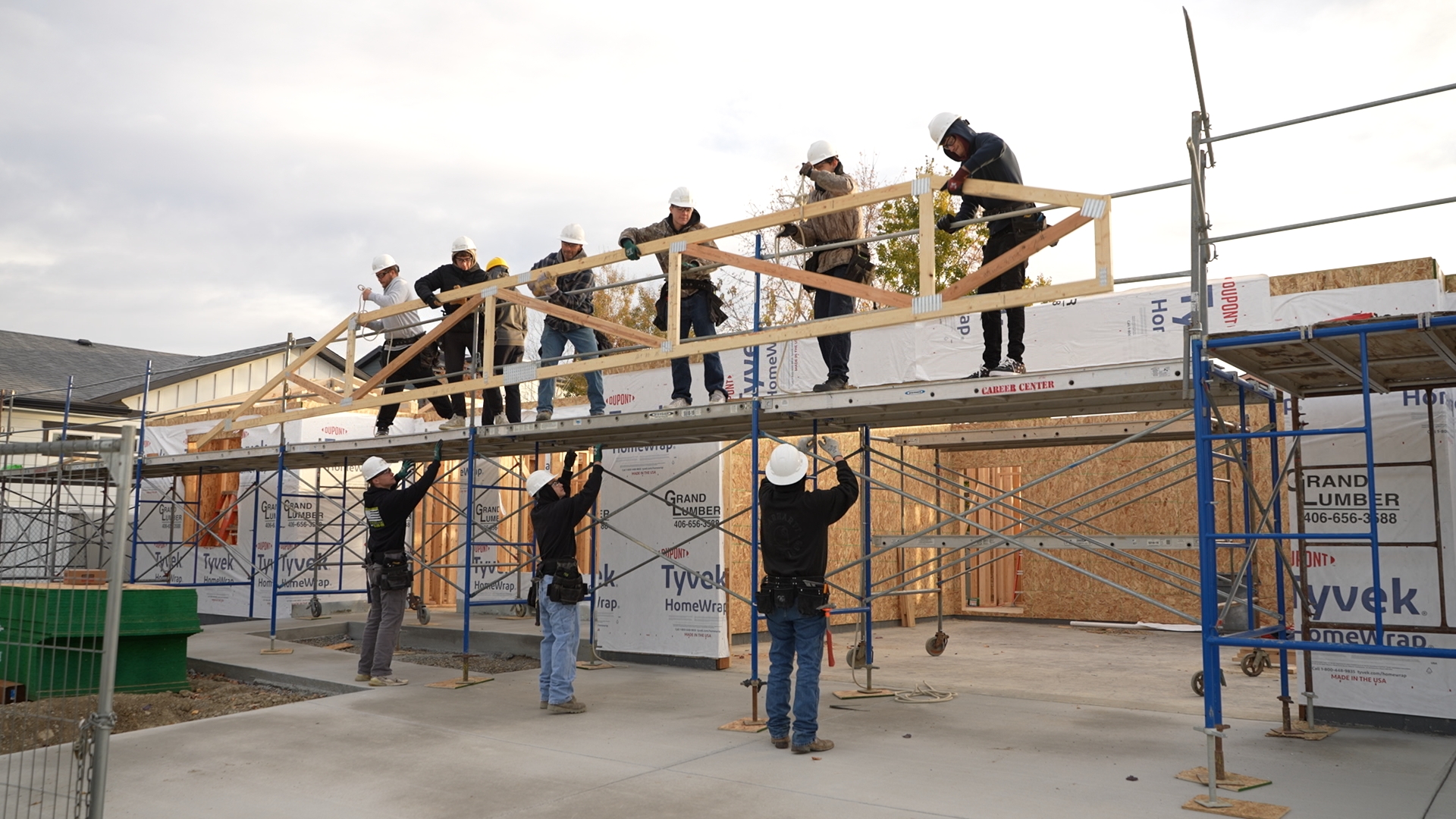 Billings Career Center students build 50th home this year 