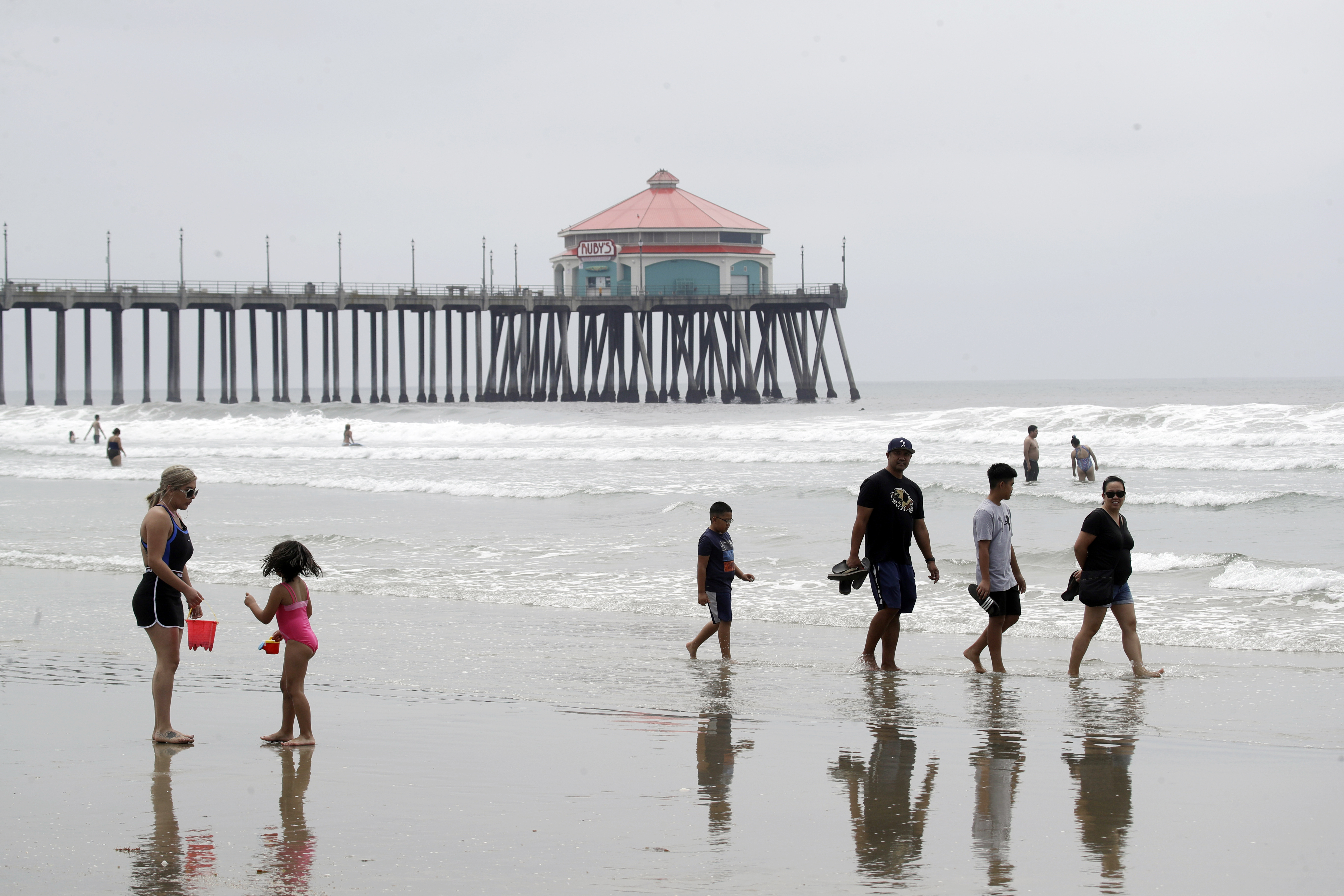 Virus Outbreak California Beaches