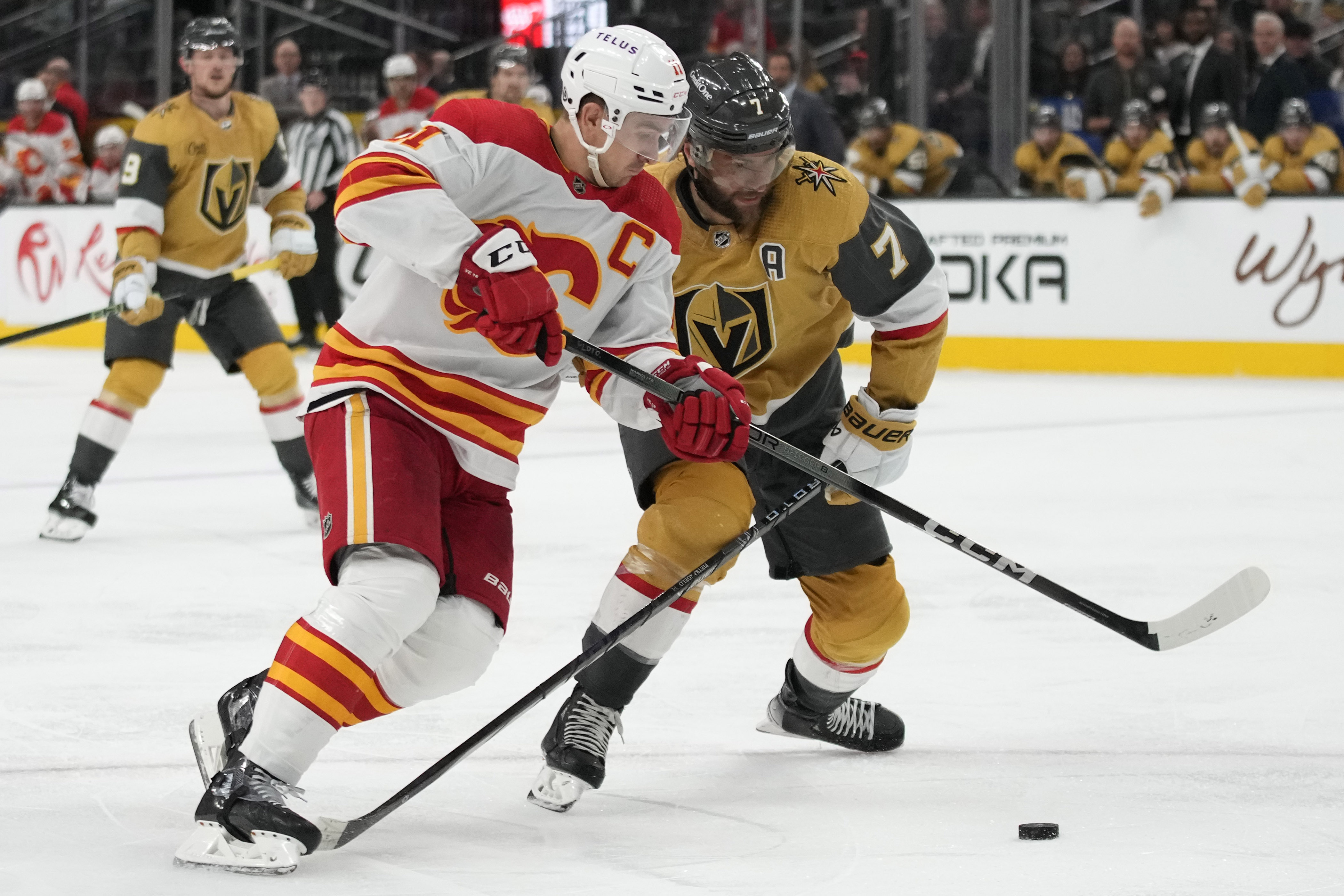 Flames Golden Knights Hockey