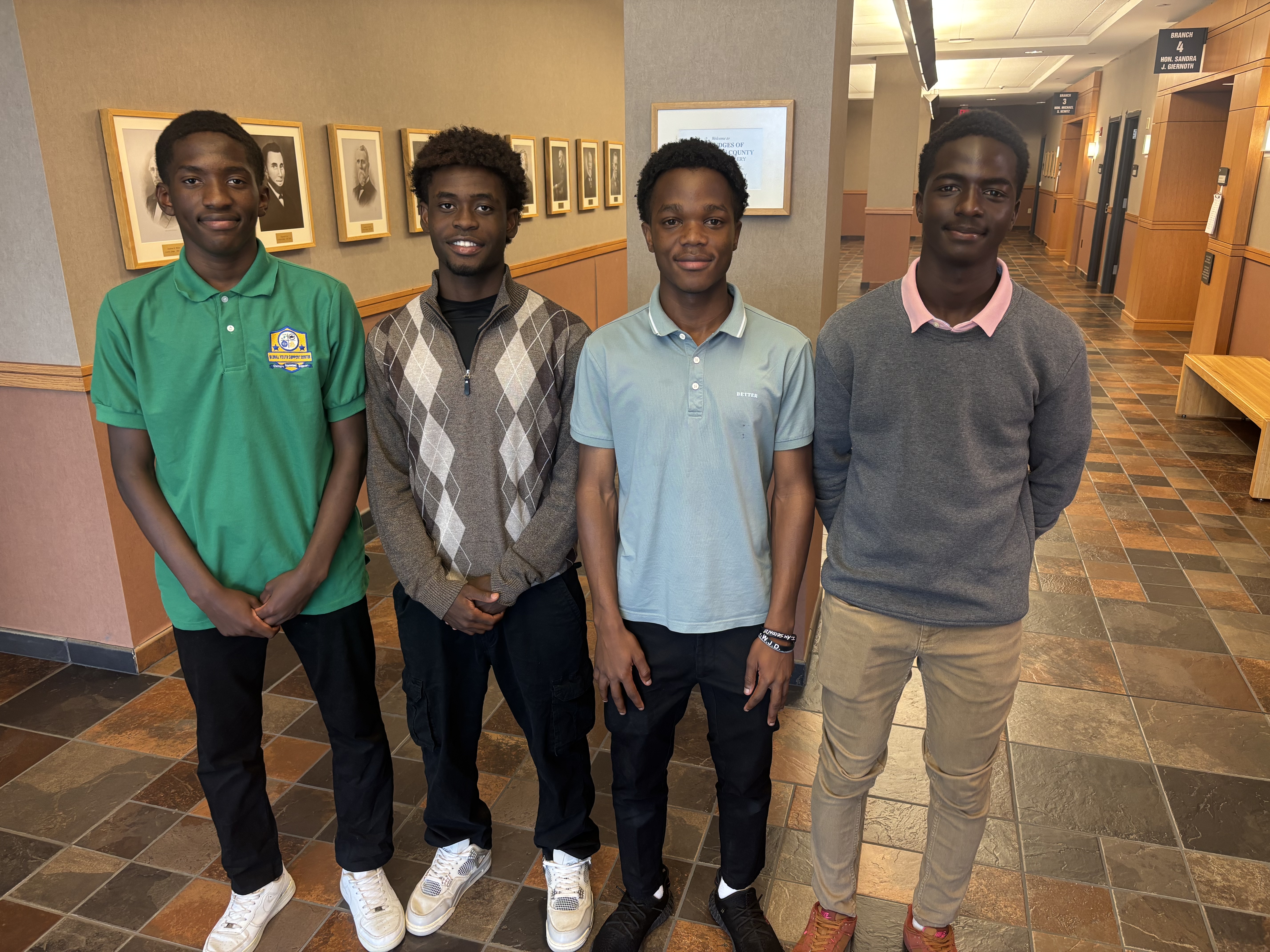 Johnson Kwingwa, Akram Madongo, Jamal Kilimila and Junior Omary are all international students from Tanzania who can now play soccer with their Living Word Luthern High School team