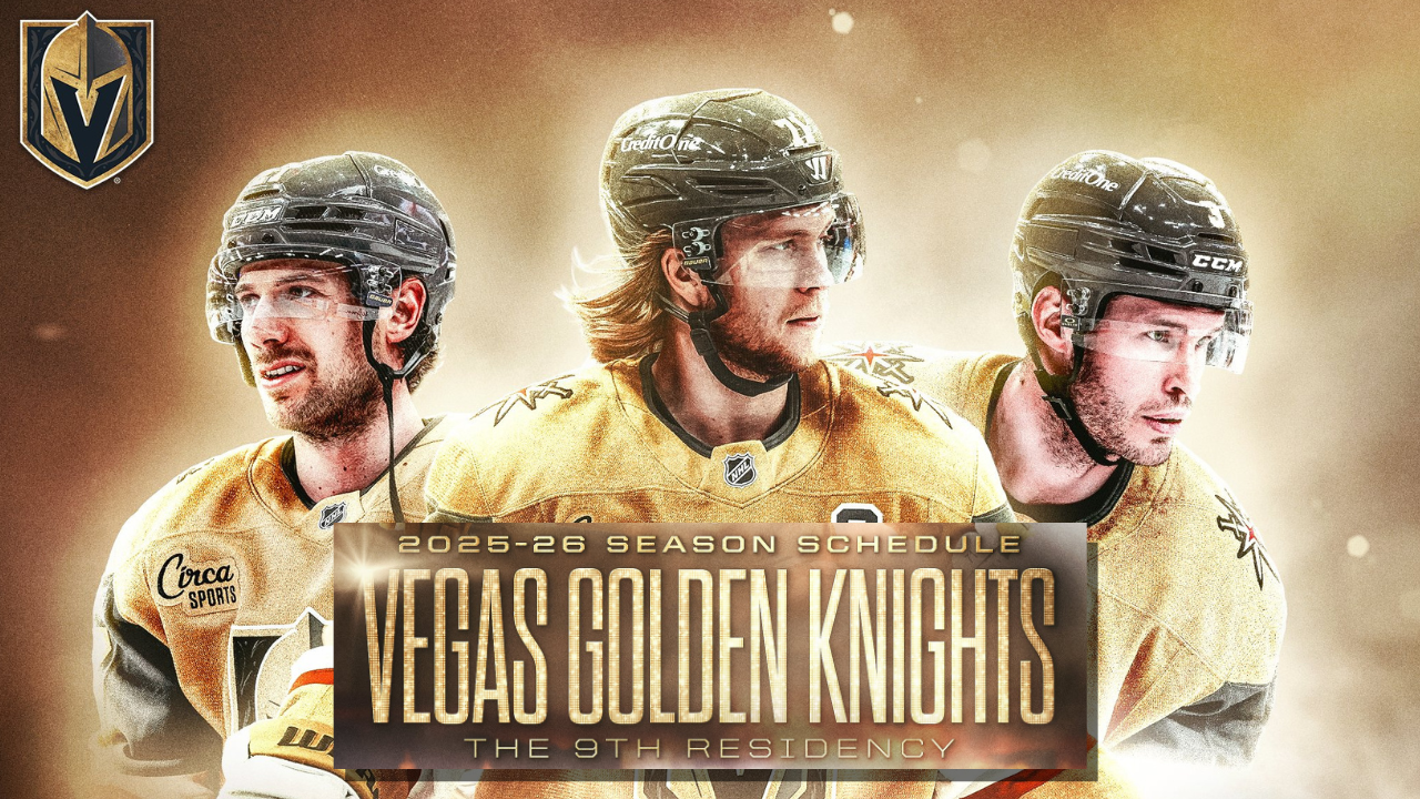 Full schedule: Vegas Golden Knights kick off 2025-2026 regular season at home