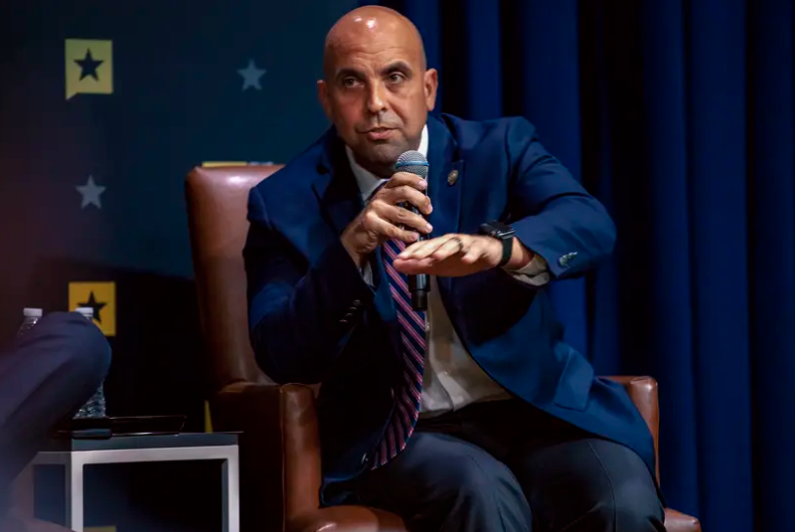 State Rep. Armando "Mondo" Martinez speaks during a Texas Tribune event on Aug. 24, 2022.