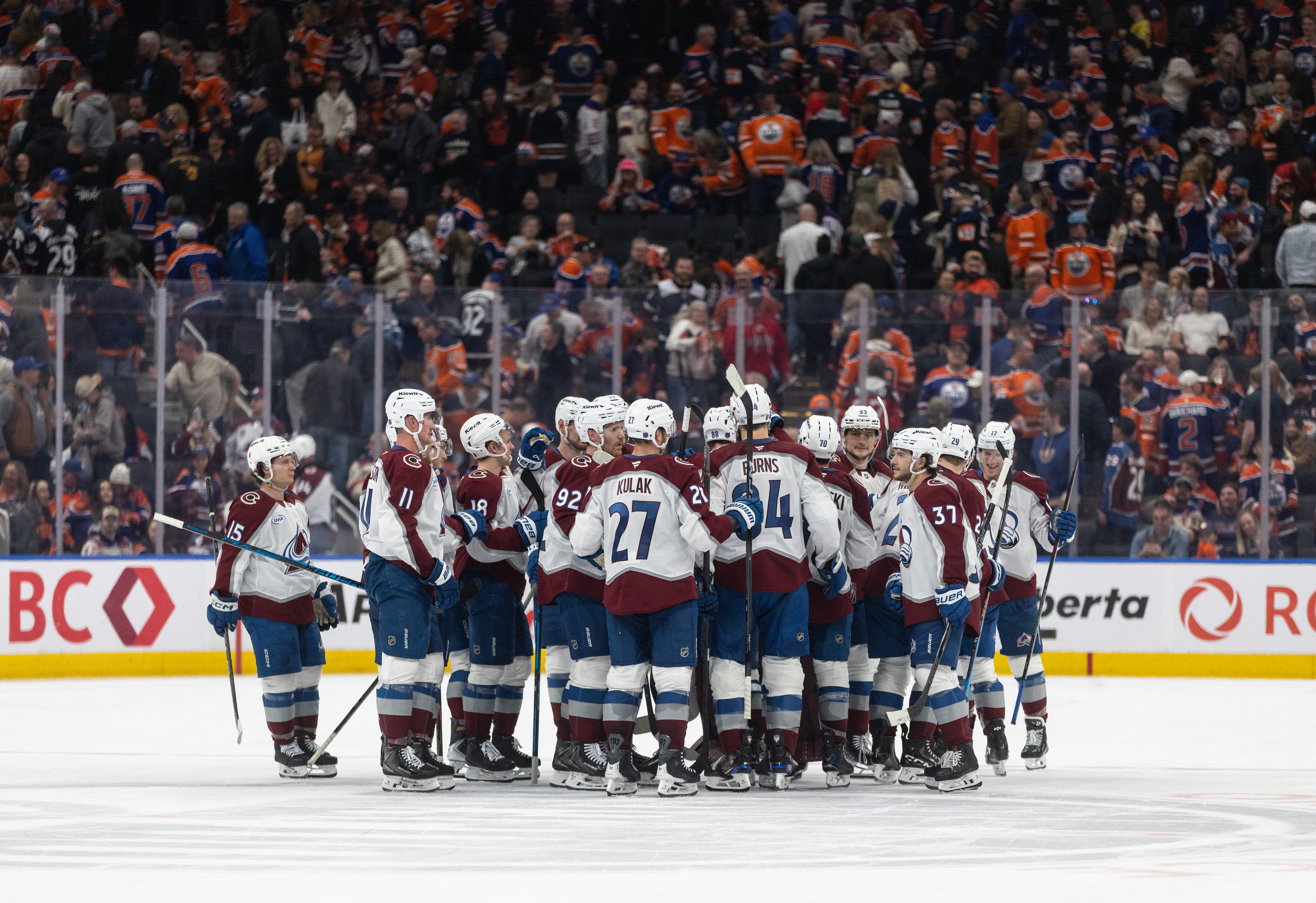 Avalanche Oilers Hockey
