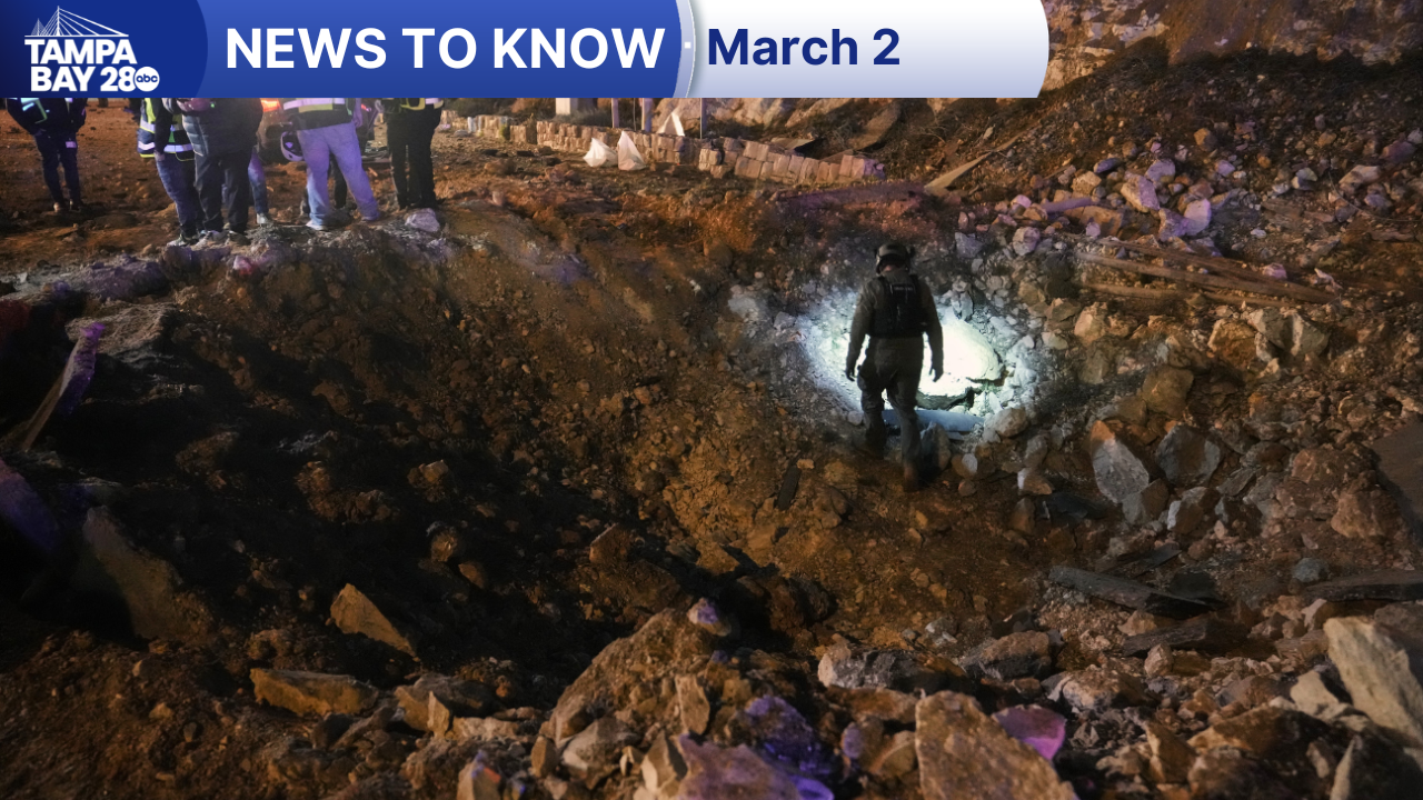 News to Know for March 2, 2026