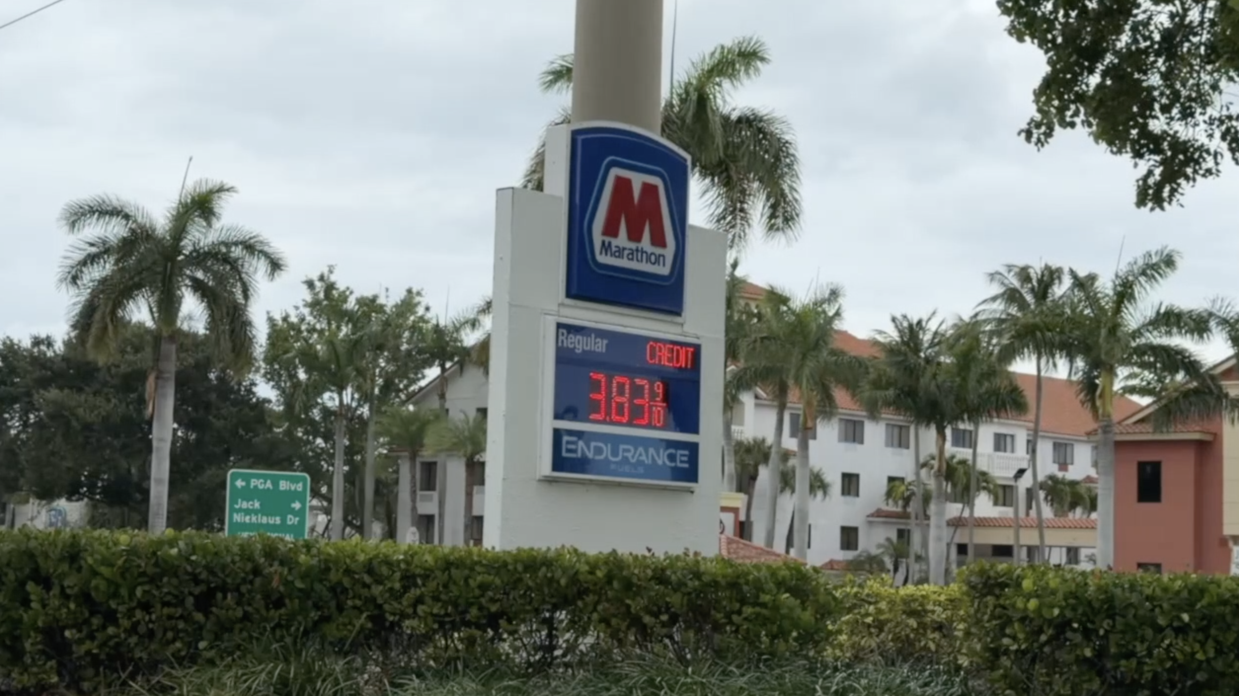 Gas prices under $4